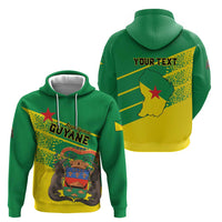 Personalized French Guiana Hoodie Lagwiyann In My Heart - Wonder Print Shop