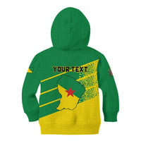 Personalized French Guiana Kid Hoodie Lagwiyann In My Heart - Wonder Print Shop