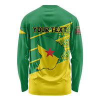 Personalized French Guiana Long Sleeve Shirt Lagwiyann In My Heart - Wonder Print Shop