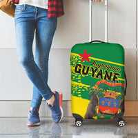 French Guiana Luggage Cover Lagwiyann In My Heart - Wonder Print Shop