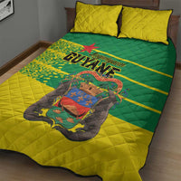 French Guiana Quilt Bed Set Lagwiyann In My Heart - Wonder Print Shop