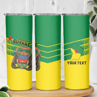 Personalized French Guiana Skinny Tumbler Lagwiyann In My Heart - Wonder Print Shop