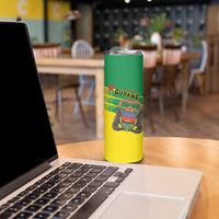 Personalized French Guiana Skinny Tumbler Lagwiyann In My Heart - Wonder Print Shop