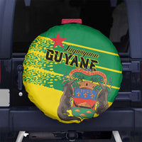French Guiana Spare Tire Cover Lagwiyann In My Heart - Wonder Print Shop