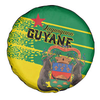 French Guiana Spare Tire Cover Lagwiyann In My Heart - Wonder Print Shop