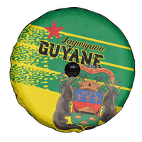 French Guiana Spare Tire Cover Lagwiyann In My Heart - Wonder Print Shop