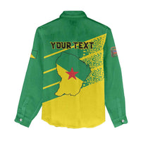 Personalized French Guiana Women Casual Shirt Lagwiyann In My Heart - Wonder Print Shop