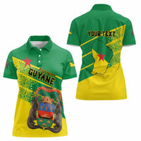 Personalized French Guiana Women Polo Shirt Lagwiyann In My Heart - Wonder Print Shop