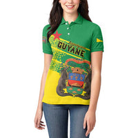 Personalized French Guiana Women Polo Shirt Lagwiyann In My Heart - Wonder Print Shop