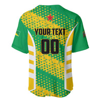 Custom French Guiana Football Baseball Jersey Go Les Yana Dokos - Wonder Print Shop
