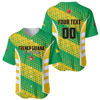 Custom French Guiana Football Baseball Jersey Go Les Yana Dokos - Wonder Print Shop