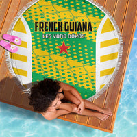 French Guiana Football Beach Blanket Go Les Yana Dokos - Wonder Print Shop
