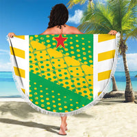 French Guiana Football Beach Blanket Go Les Yana Dokos - Wonder Print Shop