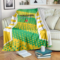 French Guiana Football Blanket Go Les Yana Dokos - Wonder Print Shop