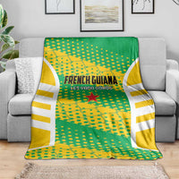 French Guiana Football Blanket Go Les Yana Dokos - Wonder Print Shop