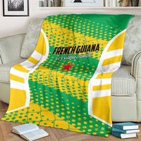 French Guiana Football Blanket Go Les Yana Dokos - Wonder Print Shop
