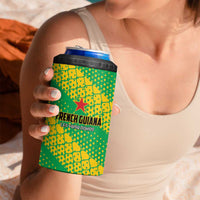 Custom French Guiana Football 4 in 1 Can Cooler Tumbler Go Les Yana Dokos - Wonder Print Shop