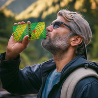 Custom French Guiana Football 4 in 1 Can Cooler Tumbler Go Les Yana Dokos - Wonder Print Shop