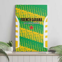 French Guiana Football Canvas Wall Art Go Les Yana Dokos - Wonder Print Shop