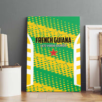 French Guiana Football Canvas Wall Art Go Les Yana Dokos - Wonder Print Shop