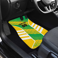 French Guiana Football Car Mats Go Les Yana Dokos - Wonder Print Shop