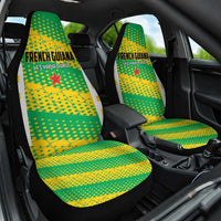 French Guiana Football Car Seat Cover Go Les Yana Dokos - Wonder Print Shop