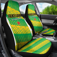French Guiana Football Car Seat Cover Go Les Yana Dokos - Wonder Print Shop