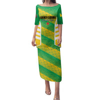 Custom French Guiana Football Family Matching Puletasi and Hawaiian Shirt Go Les Yana Dokos - Wonder Print Shop