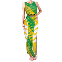 Custom French Guiana Football Family Matching Tank Maxi Dress and Hawaiian Shirt Go Les Yana Dokos - Wonder Print Shop