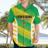 Custom French Guiana Football Hawaiian Shirt Go Les Yana Dokos - Wonder Print Shop