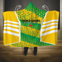 French Guiana Football Hooded Blanket Go Les Yana Dokos - Wonder Print Shop