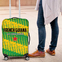 French Guiana Football Luggage Cover Go Les Yana Dokos - Wonder Print Shop
