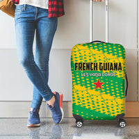 French Guiana Football Luggage Cover Go Les Yana Dokos - Wonder Print Shop