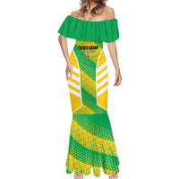 Custom French Guiana Football Mermaid Dress Go Les Yana Dokos - Wonder Print Shop