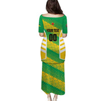 Custom French Guiana Football Puletasi Go Les Yana Dokos - Wonder Print Shop