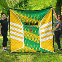 French Guiana Football Quilt Go Les Yana Dokos - Wonder Print Shop