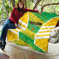 French Guiana Football Quilt Go Les Yana Dokos - Wonder Print Shop