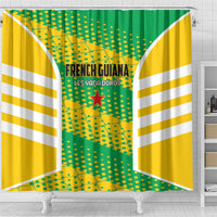 French Guiana Football Shower Curtain Go Les Yana Dokos - Wonder Print Shop