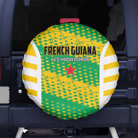 French Guiana Football Spare Tire Cover Go Les Yana Dokos - Wonder Print Shop