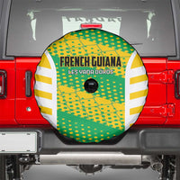 French Guiana Football Spare Tire Cover Go Les Yana Dokos - Wonder Print Shop