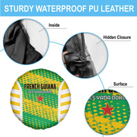 French Guiana Football Spare Tire Cover Go Les Yana Dokos - Wonder Print Shop