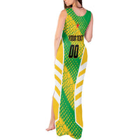 Custom French Guiana Football Tank Maxi Dress Go Les Yana Dokos - Wonder Print Shop