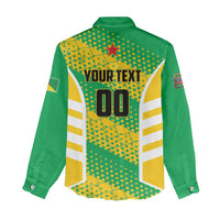 Custom French Guiana Football Women Casual Shirt Go Les Yana Dokos - Wonder Print Shop