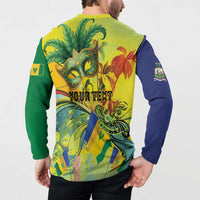 Personalized Vincy Mas Button Sweatshirt The Caribbean Hottest Carnival - Wonder Print Shop
