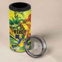 Personalized Vincy Mas 4 in 1 Can Cooler Tumbler The Caribbean Hottest Carnival - Wonder Print Shop