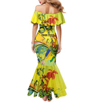 Personalized Vincy Mas Family Matching Mermaid Dress and Hawaiian Shirt The Caribbean Hottest Carnival - Wonder Print Shop