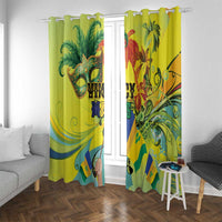 Vincy Mas Window Curtain The Caribbean Hottest Carnival - Wonder Print Shop