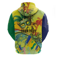 Personalized Vincy Mas Zip Hoodie The Caribbean Hottest Carnival - Wonder Print Shop