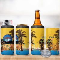 Personalized Xmas in July 2025 4 in 1 Can Cooler Tumbler Caribbean Summer Christmas - Wonder Print Shop