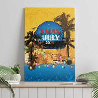 Xmas in July 2025 Canvas Wall Art Caribbean Summer Christmas - Wonder Print Shop